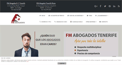 Desktop Screenshot of fmabogados.com