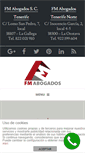 Mobile Screenshot of fmabogados.com